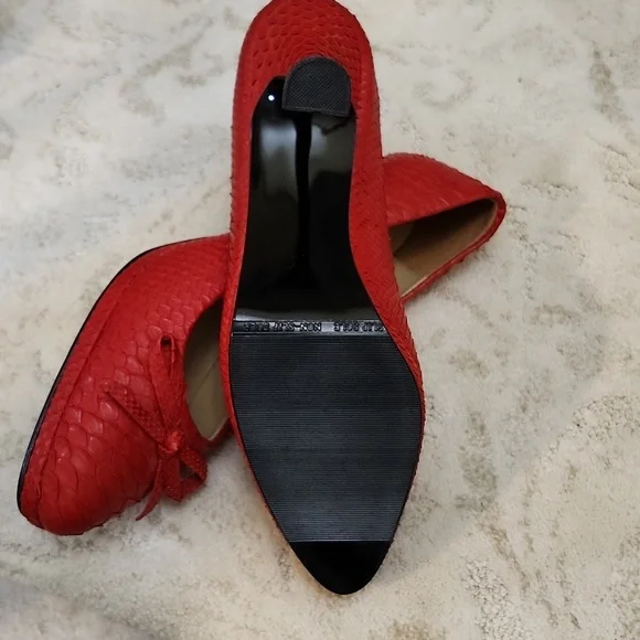 Red Custom Made Heels - Picture 3 of 8